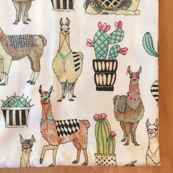 Lama / Alpaca Print Duck Cloth Fabric - Picture 4 of 9